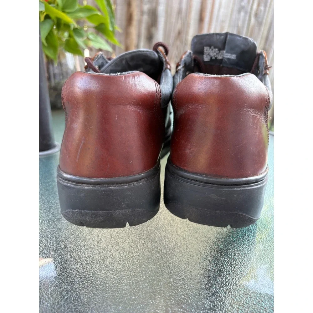 Thom McAn Jeff Mens Brown Leather Moc Toe Oxford Shoes Size 11 2508858